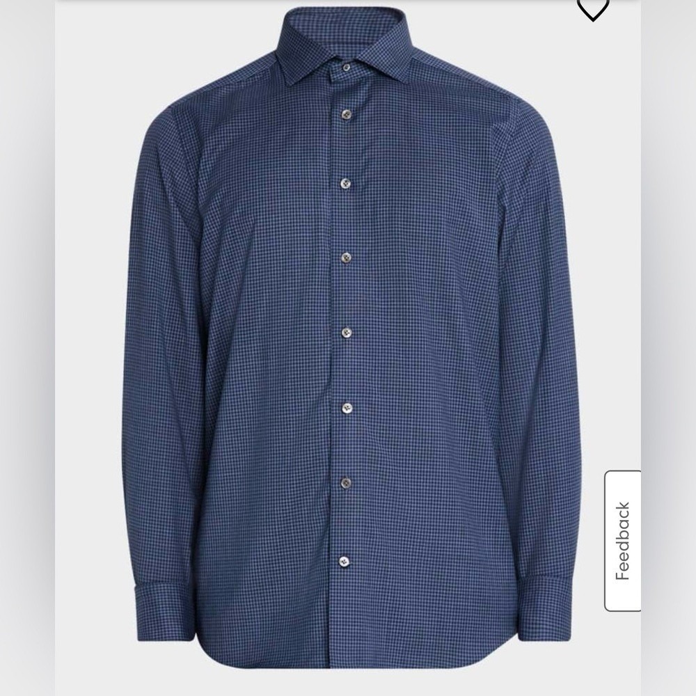 EMANUEL BERG Byron Modern Fit  button down shirt Size XL NWT